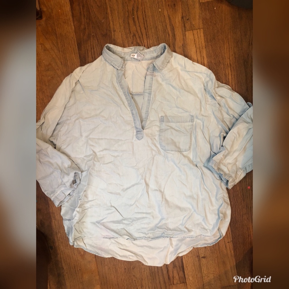 CHAMBRAY TOP FOR SALE!!!